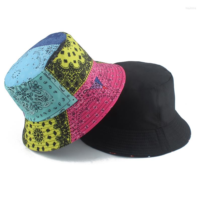 Berets Summer Fisherman Hat Patchwork Vintage Printed Bucket Hats For Women Men Street Hip Hop Cap Reversible Fishing, Min zu
Berets Summer Fisherman Hat Patchwork Vintage Printed Bucket Hats For Women Men Street Hip Hop Cap Reversible Fishing, Min zu