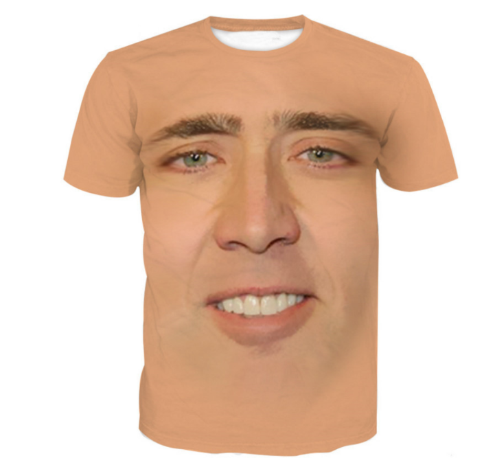 Hip Hop Sportwear Punk Casual Loose Track Pants Autumn Men Cool Print Famous Actor Nicolas Cage 3d T-shirt 013, Color of picture
Hip Hop Sportwear Punk Casual Loose Track Pants Autumn Men Cool Print Famous Actor Nicolas Cage 3d T-shirt 013, Color of picture
