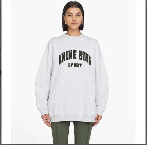Women's Hoodies Sweatshirts Anine Bing Women Sweatshirt Designer Pullover Classic Letter Embroidery Inside Fleece Crew Neck Sweater Long Sleeves Hoodie dfgd, White flower ash
Women's Hoodies Sweatshirts Anine Bing Women Sweatshirt Designer Pullover Classic Letter Embroidery Inside Fleece Crew Neck Sweater Long Sleeves Hoodie dfgd, White flower ash