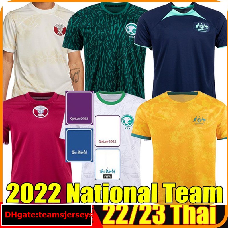 2022 2023 Qatar Soccer Jerseys National Team World Cup 22 23 Saudi Arabia Football Shirts Men Kids Kits Set Australias Spider Jerseys De Futbol Uniforms Tops Quality, Shatealabo 2022 home patch
2022 2023 Qatar Soccer Jerseys National Team World Cup 22 23 Saudi Arabia Football Shirts Men Kids Kits Set Australias Spider Jerseys De Futbol Uniforms Tops Quality, Shatealabo 2022 home patch