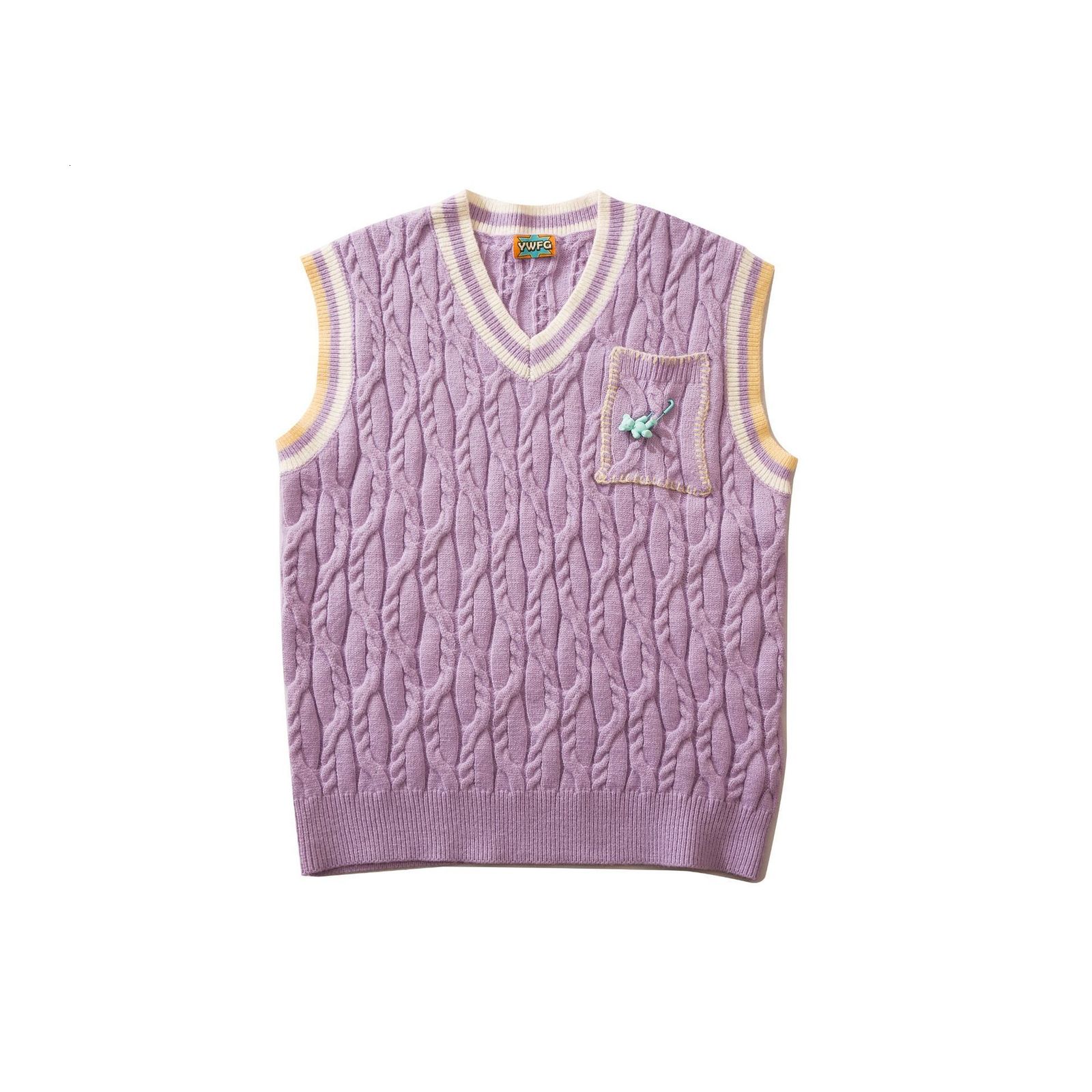 Women' Vests Autumn Winter Sweater Vest Women Twist Jacquard Sweet Bear Pendant Vneck Knitted Sweater Top Casual Loose Oversized Knitwear 221202, Beige
Women' Vests Autumn Winter Sweater Vest Women Twist Jacquard Sweet Bear Pendant Vneck Knitted Sweater Top Casual Loose Oversized Knitwear 221202, Beige