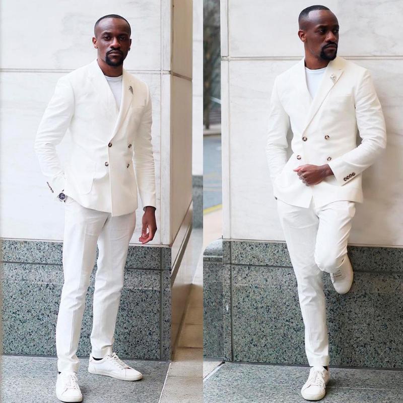 Men's Suits White Men Suit 2 Pieces Slim Fit Tailor-Made Jacket Pants Double Breasted Fashion Wedding Groom Work Wear Causal Prom Tailored, Blue
Men's Suits White Men Suit 2 Pieces Slim Fit Tailor-Made Jacket Pants Double Breasted Fashion Wedding Groom Work Wear Causal Prom Tailored, Blue