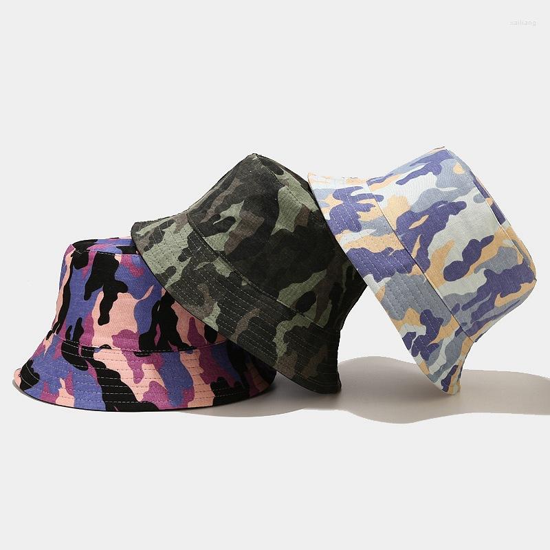 Berets Bucket Hat Cotton Camouflage Double-sided Fisherman Cap For Men And Women Outdoor Outing Fishing Mountaineering Basin Hats
Berets Bucket Hat Cotton Camouflage Double-sided Fisherman Cap For Men And Women Outdoor Outing Fishing Mountaineering Basin Hats