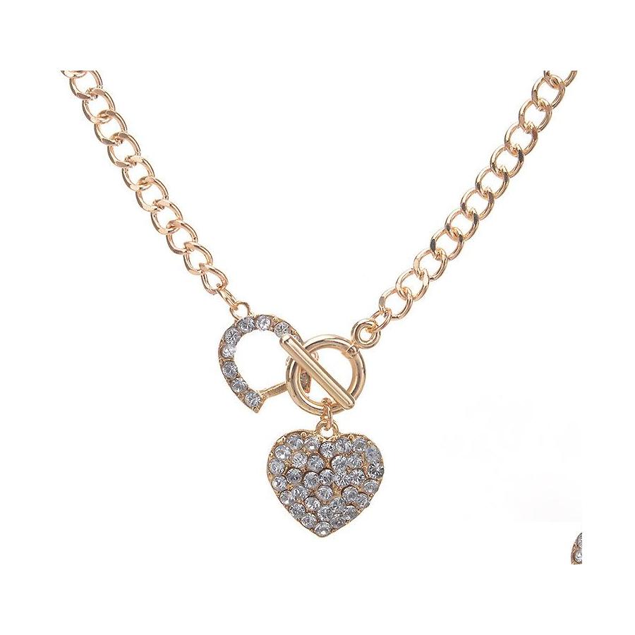 Pendant Necklaces Fashion Jewelry Rhinstone Love Heart Pendant Necklace Toggle Clasp Chain Choker Necklaces Drop Delivery Pendants Dhvhe
Pendant Necklaces Fashion Jewelry Rhinstone Love Heart Pendant Necklace Toggle Clasp Chain Choker Necklaces Drop Delivery Pendants Dhvhe