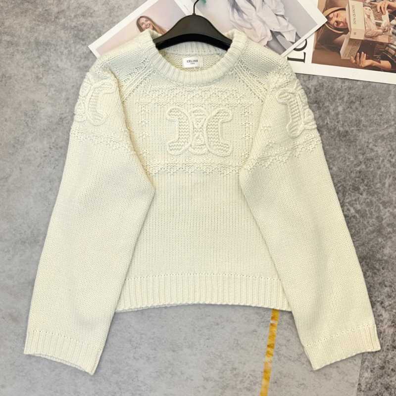 Women's Jacket Sweater Coat Cell 22FW Celebrity High Ce22 Autumn and Winter Fashion Pullover Loose Versatile Wool KnitwearElegant C AG6M, Creamy-white
Women's Jacket Sweater Coat Cell 22FW Celebrity High Ce22 Autumn and Winter Fashion Pullover Loose Versatile Wool KnitwearElegant C AG6M, Creamy-white