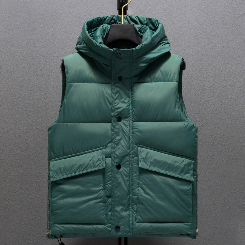 Men's Vests Autumn Winter Men's Cotton Padded Vest Hooded Zipper Warm Stand Collar Sleeveless Jackets Casual Men's Winter Coats 221202, Black
Men's Vests Autumn Winter Men's Cotton Padded Vest Hooded Zipper Warm Stand Collar Sleeveless Jackets Casual Men's Winter Coats 221202, Black