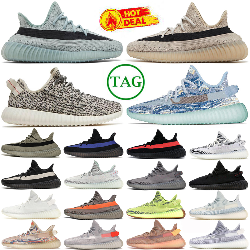 

men 350 v2 running shoes 350s Salt Granite Slate Turtle Dove Bred Dazzling Blue Tint Oreo Static Black Reflective Cinder mens womens sneakers outdoor sports trainers