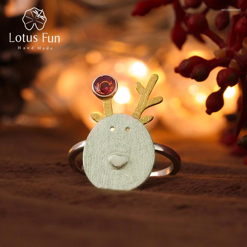 Cluster Rings Lotus Fun Real 925 Sterling Silver Natural Tourmaline Handmade Fine Jewelry Christmas Joys Cute Reindeer Gift Bijoux
Cluster Rings Lotus Fun Real 925 Sterling Silver Natural Tourmaline Handmade Fine Jewelry Christmas Joys Cute Reindeer Gift Bijoux
