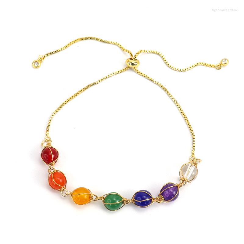 Charm Bracelets 10pcs Colorful Chakras Stone Healing Crystal Agates Red Green Aventurine Beads Bracelet Friendship Jewelry
Charm Bracelets 10pcs Colorful Chakras Stone Healing Crystal Agates Red Green Aventurine Beads Bracelet Friendship Jewelry