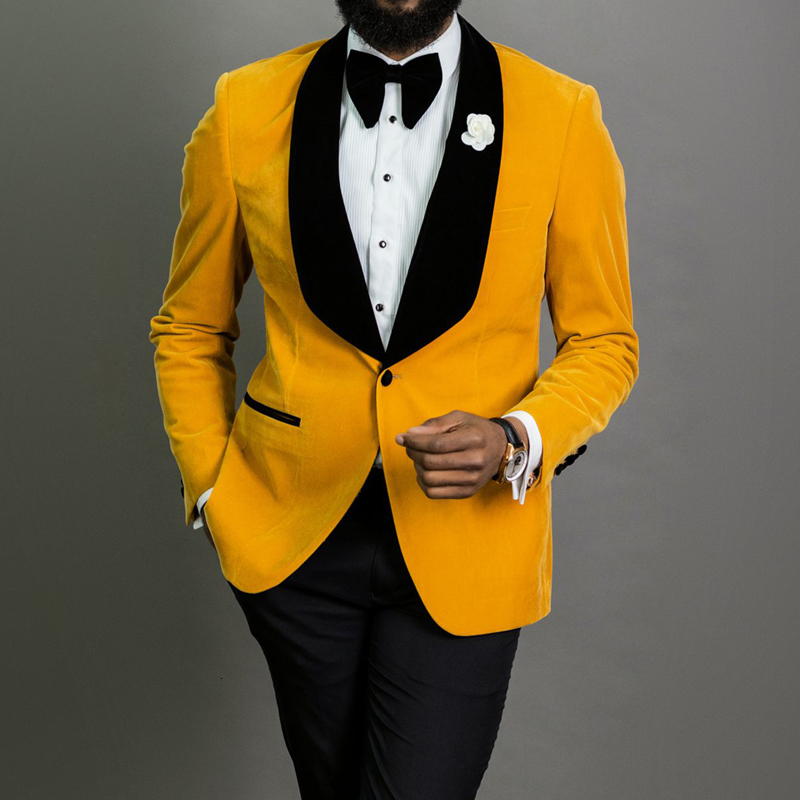 Men's Suits Blazers Yellow Velvet Wedding Tuxedo 2 Piece Slim Fit Men with Black Pants for Prom African Male Fashion Blazer 221201, Beige
Men's Suits Blazers Yellow Velvet Wedding Tuxedo 2 Piece Slim Fit Men with Black Pants for Prom African Male Fashion Blazer 221201, Beige