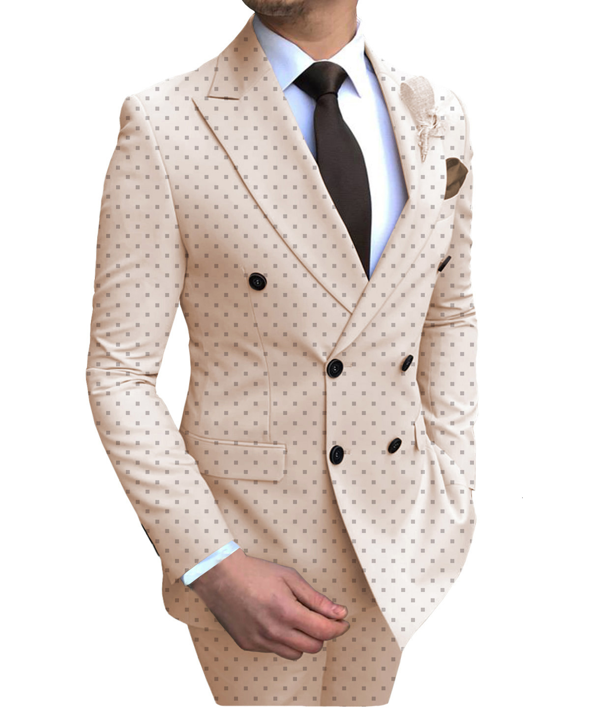 Men's Suits Blazers 2 Pieces Poika dot Bussiness Suit Double Breasted Regular Fit Notch Lapel Prom Tuxedos For Wedding/Party BlazerPants 221201, Blue
Men's Suits Blazers 2 Pieces Poika dot Bussiness Suit Double Breasted Regular Fit Notch Lapel Prom Tuxedos For Wedding/Party BlazerPants 221201, Blue