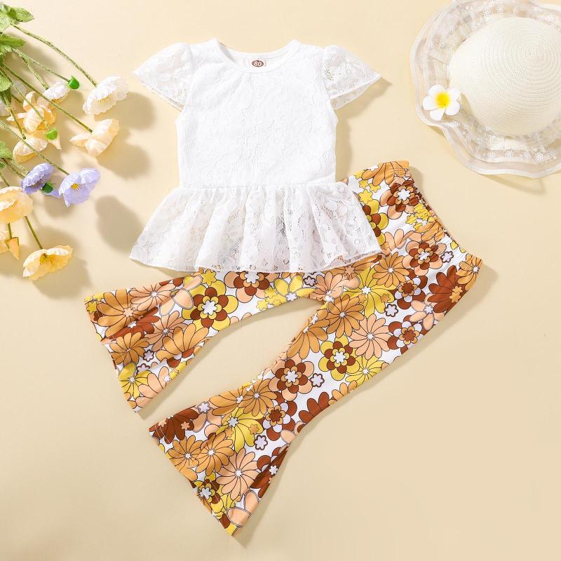 Clothing Sets Ma&baby 6M-4Y Toddler Born Infant Kid Girls Clothes Set Lace Ruffles T-shirt Tops Floral Print Flare Pants Outfits Summer, Yellow
Clothing Sets Ma&baby 6M-4Y Toddler Born Infant Kid Girls Clothes Set Lace Ruffles T-shirt Tops Floral Print Flare Pants Outfits Summer, Yellow