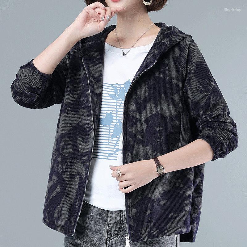 Women's Trench Coats Spring Autumn Jacket Plus Size Women's Corduroy Korean Style Loose Hooded Windbreaker Coat Short Casual Female, Green
Women's Trench Coats Spring Autumn Jacket Plus Size Women's Corduroy Korean Style Loose Hooded Windbreaker Coat Short Casual Female, Green