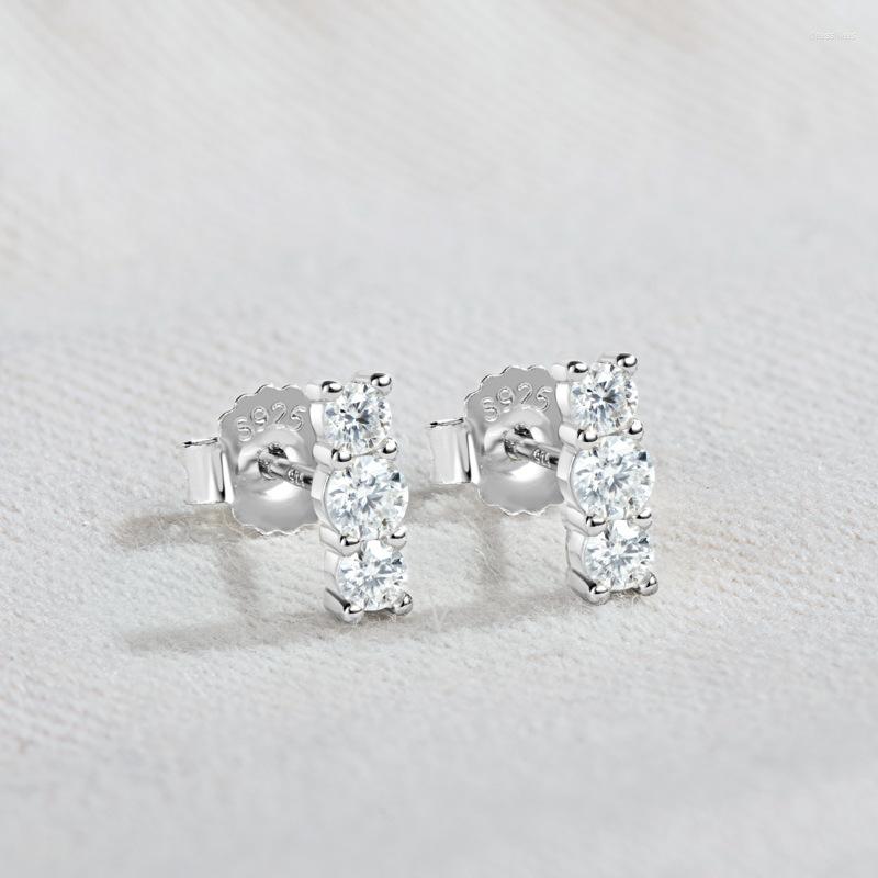 Stud Earrings Apaison Luxury 0.45ct Cut Moissanite For Women 925 Sterling Silver Color Push Ear Studs Female Fine Jewelry
Stud Earrings Apaison Luxury 0.45ct Cut Moissanite For Women 925 Sterling Silver Color Push Ear Studs Female Fine Jewelry