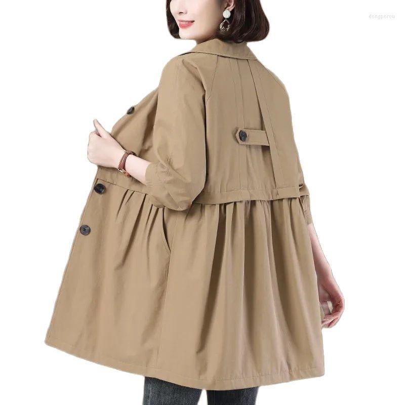 Women's Trench Coats Women's Coat 2022 Spring Autumn Windbreaker Korean Mid-Length Loose Casual Single-Breasted Outerwear Lining, Khaki
Women's Trench Coats Women's Coat 2022 Spring Autumn Windbreaker Korean Mid-Length Loose Casual Single-Breasted Outerwear Lining, Khaki
