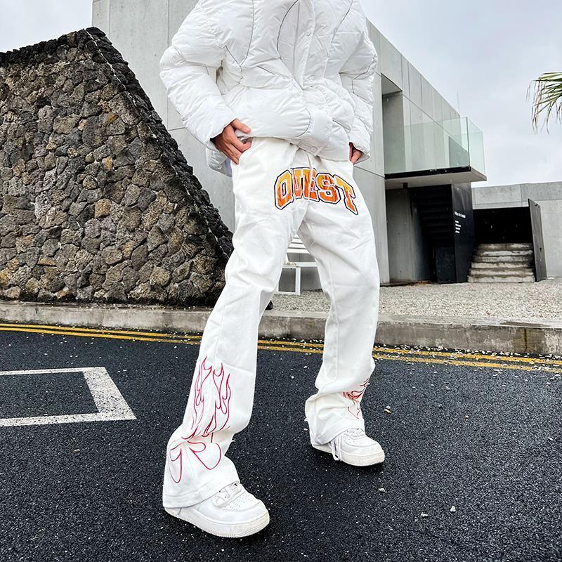 Men' Jeans Flame men' jeans American street hip-hop Y2K retro men and women loose straight casual trousers ins 221201, White
Men' Jeans Flame men' jeans American street hip-hop Y2K retro men and women loose straight casual trousers ins 221201, White