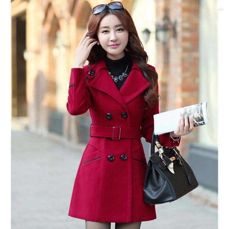 Women's Trench Coats -3XL Autumn Spring Wool Jacket Women Double Breasted Elegant Overcoat Basic Coat Pockets Woolen Long Top 200 2022, Black
Women's Trench Coats -3XL Autumn Spring Wool Jacket Women Double Breasted Elegant Overcoat Basic Coat Pockets Woolen Long Top 200 2022, Black