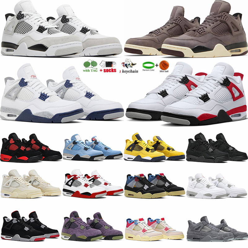Air Jumpman 4 4s Basketball Shoes Mens jordens Military Black Cat Thunder White x Red Cement Oreo University Blue Violet Ore Bred Purple Metallic Sports Sneakers, 33
Air Jumpman 4 4s Basketball Shoes Mens jordens Military Black Cat Thunder White x Red Cement Oreo University Blue Violet Ore Bred Purple Metallic Sports Sneakers, 33
