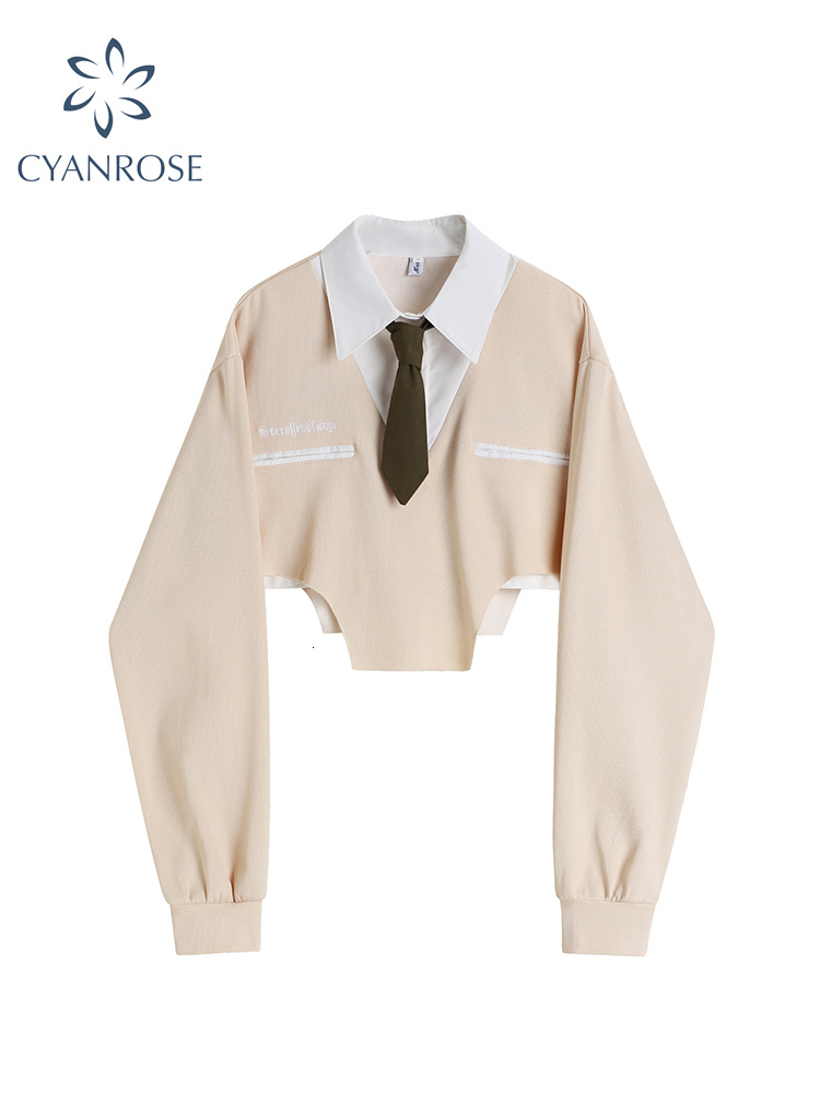 Women' Hoodies Sweatshirts Women Long Sleeve Sweatshirt Trendy Design Polo-Neck Streetwear Loose Korean Sweet Casual Pullover Short Top Spring 221201, Multi
Women' Hoodies Sweatshirts Women Long Sleeve Sweatshirt Trendy Design Polo-Neck Streetwear Loose Korean Sweet Casual Pullover Short Top Spring 221201, Multi