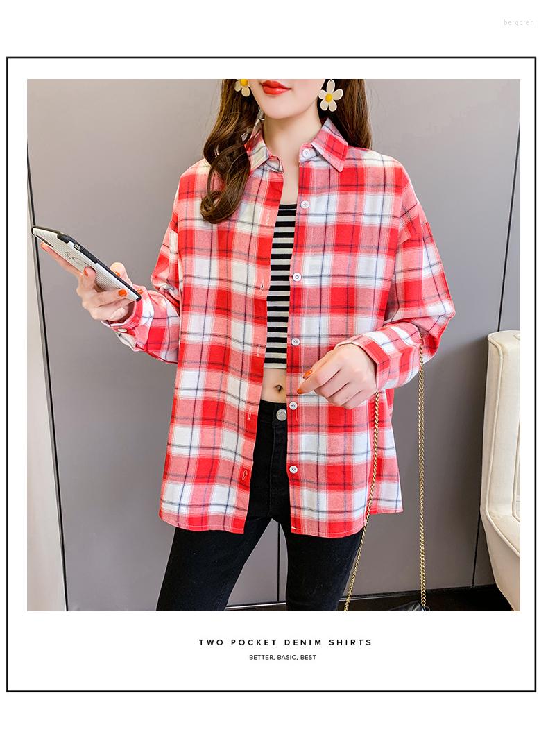 Women' Blouses 2022 Black And White Plaid Shirt Female Hong Kong Flavor Spring Autumn Mid-length Blouse Korean Loose Long-sleeved Jacket
Women' Blouses 2022 Black And White Plaid Shirt Female Hong Kong Flavor Spring Autumn Mid-length Blouse Korean Loose Long-sleeved Jacket
