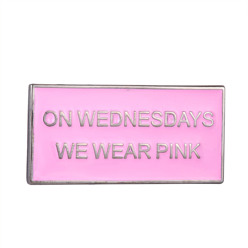 On Wednesdays We Wear Pink Pin Cute Anime Movies Games Hard Enamel Pins Collect Metal Cartoon Brooch, As picture
On Wednesdays We Wear Pink Pin Cute Anime Movies Games Hard Enamel Pins Collect Metal Cartoon Brooch, As picture