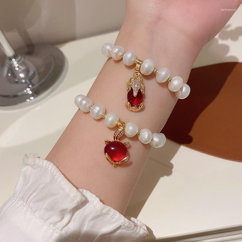 Link Bracelets Natural Freshwater Pearl Charm Bracelet Fashion Frog Beaded Strand Diamond For Women Jewelry Wedding Bridal Gift
Link Bracelets Natural Freshwater Pearl Charm Bracelet Fashion Frog Beaded Strand Diamond For Women Jewelry Wedding Bridal Gift