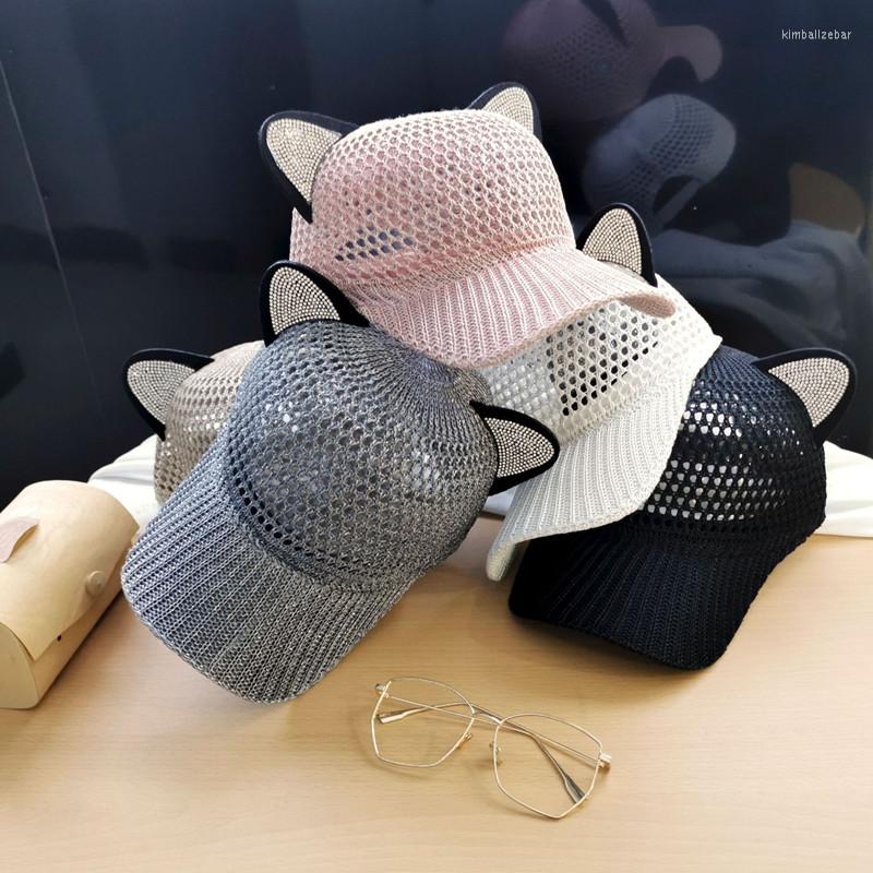 Ball Caps Summer Cute Cat Ear Breathable Sunscreen Mesh Baseball Womens Adjustable Hip Hop Bone Hats Visor Peaked Cap, Black
Ball Caps Summer Cute Cat Ear Breathable Sunscreen Mesh Baseball Womens Adjustable Hip Hop Bone Hats Visor Peaked Cap, Black