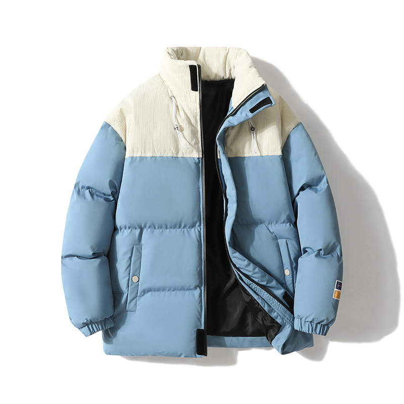 Men's Down Parkas NEEDLESNOAH Winter Men Cotton Clothing Fashion Jacket Casual Loose Men's Overcoat WindResistant Breathable Outdoor Jacket 