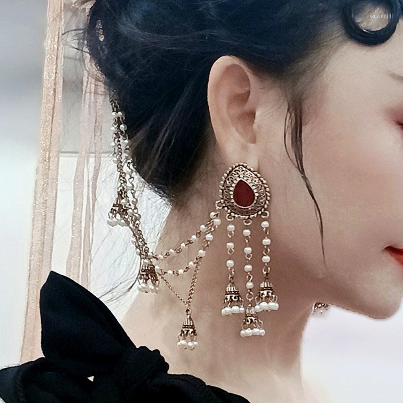 Dangle Earrings Boho Vintage Bride Women Ethnic Style Gem-encrusted Line Exotic Accessories Jewelry Wholesale
Dangle Earrings Boho Vintage Bride Women Ethnic Style Gem-encrusted Line Exotic Accessories Jewelry Wholesale