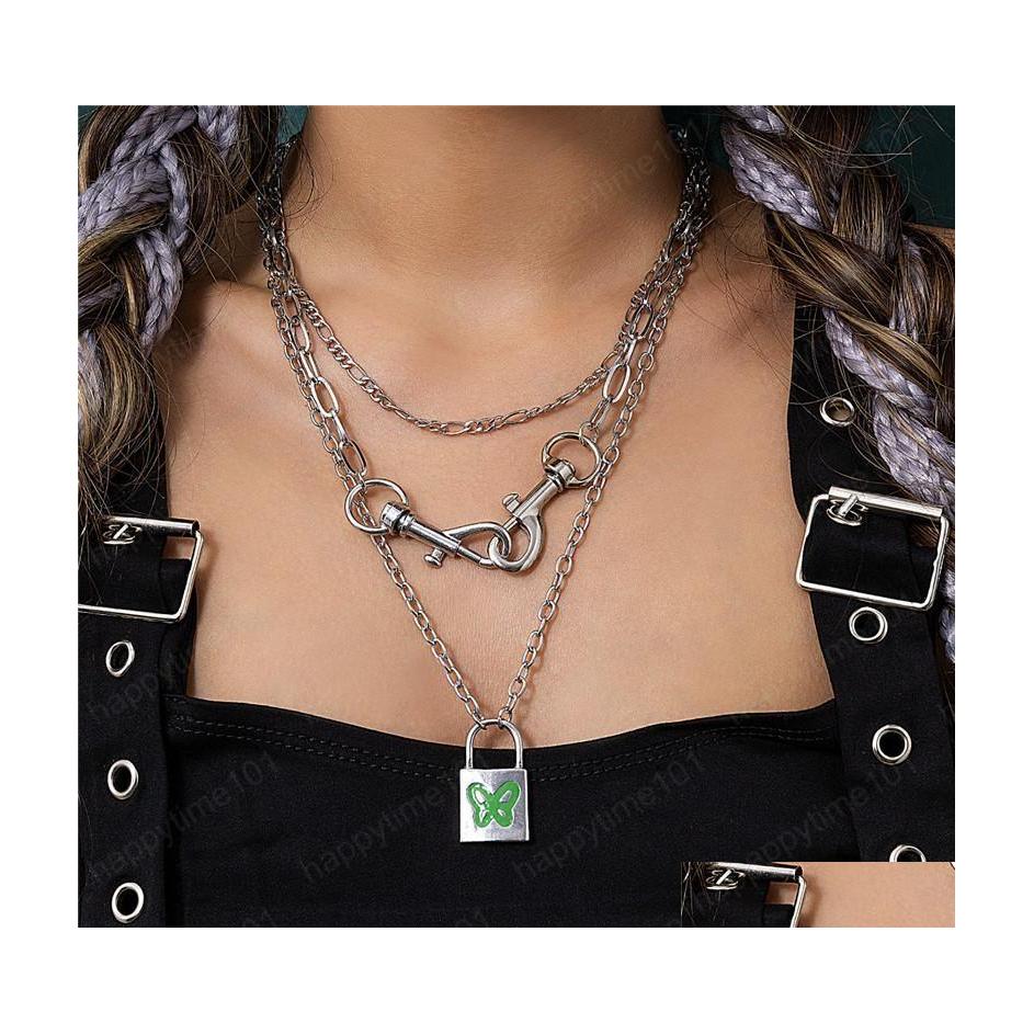 Pendant Necklaces Gothic Butterfly Lock Pendant Necklaces Punk Mti Layer Key Chain Thick Clavicle Chains European Women Oil Drop All Dhxk6
Pendant Necklaces Gothic Butterfly Lock Pendant Necklaces Punk Mti Layer Key Chain Thick Clavicle Chains European Women Oil Drop All Dhxk6