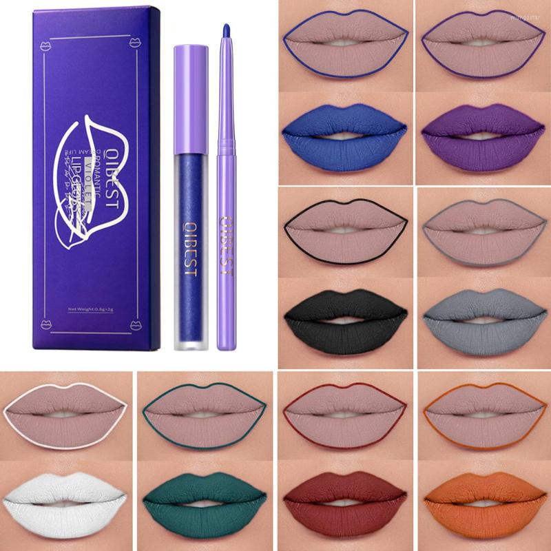 Lip Gloss Matte Liner Set Makeup Dark Black Liquid Lipstick Waterproof Charming Lipliner Contour Pencil Cosmetic, 04 grey
Lip Gloss Matte Liner Set Makeup Dark Black Liquid Lipstick Waterproof Charming Lipliner Contour Pencil Cosmetic, 04 grey