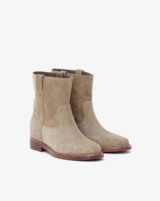 Paris Isabel Shoes Marant Ankle Boots Susee Suede New Season Fashion Show Catwalk Stars Hidden Wedge Calfskin Leather, As picture
Paris Isabel Shoes Marant Ankle Boots Susee Suede New Season Fashion Show Catwalk Stars Hidden Wedge Calfskin Leather, As picture