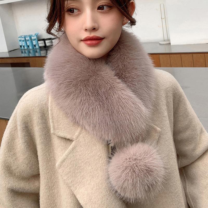Scarves Winter Plush Scarf Shawl Women Faux Fur Collar Warm Soft Neck Warmer Fluffy Girl Furry With Pom Balls
Scarves Winter Plush Scarf Shawl Women Faux Fur Collar Warm Soft Neck Warmer Fluffy Girl Furry With Pom Balls