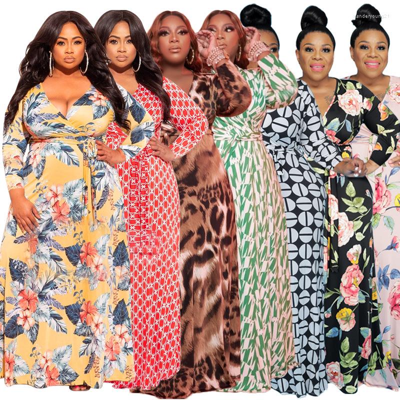Ethnic Clothing African Dresses For Women Autumn Fashion Dashiki Sexy Deep V-Neck Slim Maxi Dress Printed Bohemian Elegant Lady Robe
Ethnic Clothing African Dresses For Women Autumn Fashion Dashiki Sexy Deep V-Neck Slim Maxi Dress Printed Bohemian Elegant Lady Robe