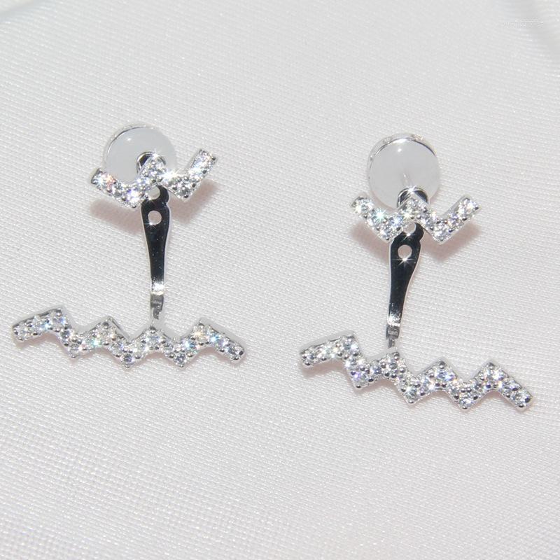 Stud Earrings Baoyocn Fashion 925 Sterling Silver Black Rose Gold 3 Colors Wave Zigzag Micro Cubic Zirconia Stones Women Fine Jewelry
Stud Earrings Baoyocn Fashion 925 Sterling Silver Black Rose Gold 3 Colors Wave Zigzag Micro Cubic Zirconia Stones Women Fine Jewelry