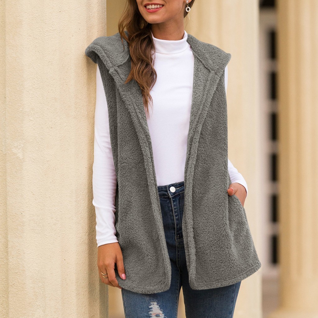 Women' Vests Fashion Temperament Elegant Top Women Girl Sleeveless Hooded Waistcoat Casual Loose Vest Women' Vest Tops Spring Autumn 221202, Gray
Women' Vests Fashion Temperament Elegant Top Women Girl Sleeveless Hooded Waistcoat Casual Loose Vest Women' Vest Tops Spring Autumn 221202, Gray