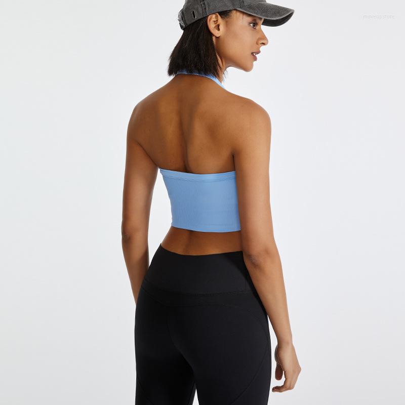 Yoga Outfit Ribbed Halter Neck Wireless Fitness Training Bra Top Women Sexy Backless Shockproof Sport Workout Exercise Crop, White
Yoga Outfit Ribbed Halter Neck Wireless Fitness Training Bra Top Women Sexy Backless Shockproof Sport Workout Exercise Crop, White