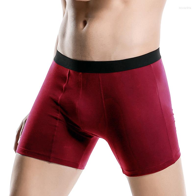 Underpants Men Boxers Long Underwear Cotton Man Home Plus Size Boxer Breathable Shorts Mens Los Hombres Boxeador, Wine red
Underpants Men Boxers Long Underwear Cotton Man Home Plus Size Boxer Breathable Shorts Mens Los Hombres Boxeador, Wine red