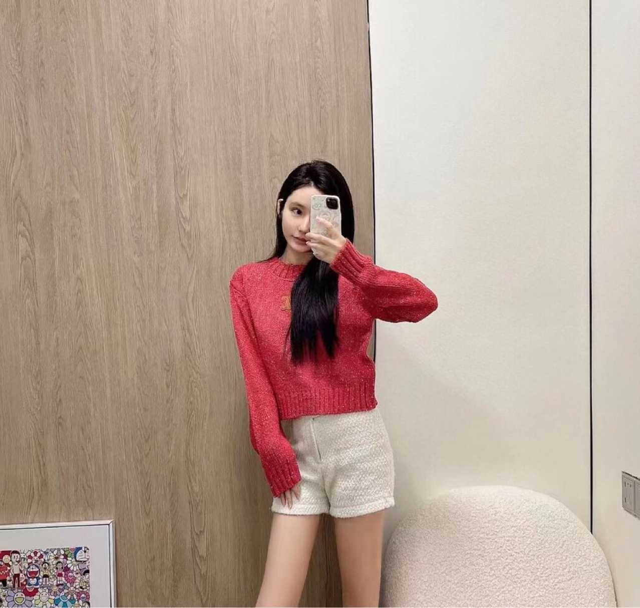 Women's Jacket Sweater Coat Cell 22FW Celebrity Autumn and Winter Leather Round Neck Fashionable Versatile Bottomed Elegant Classic Y5SV, White
Women's Jacket Sweater Coat Cell 22FW Celebrity Autumn and Winter Leather Round Neck Fashionable Versatile Bottomed Elegant Classic Y5SV, White