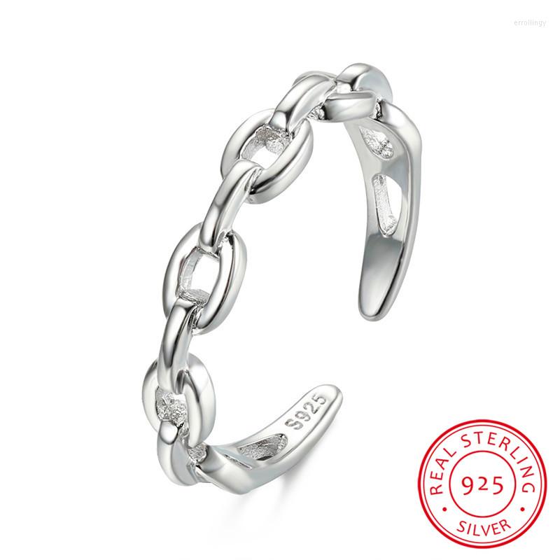 Cluster Rings Minimalist Female Small Chain Ring Real 925 Sterling Silver Engagement Vintage Wedding For Women
Cluster Rings Minimalist Female Small Chain Ring Real 925 Sterling Silver Engagement Vintage Wedding For Women