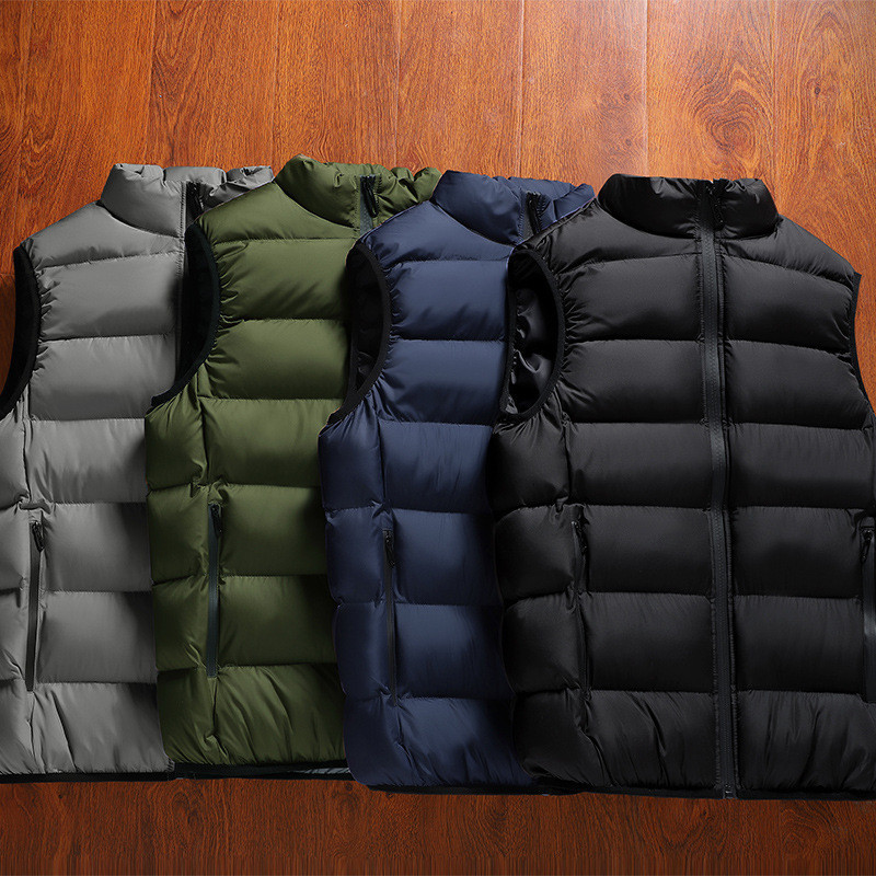 Men's Vests Windproof Jacket Sleeveless Winter Casual Coat Man Warm Thicken Waistcoat thick gilet 221202, Black
Men's Vests Windproof Jacket Sleeveless Winter Casual Coat Man Warm Thicken Waistcoat thick gilet 221202, Black