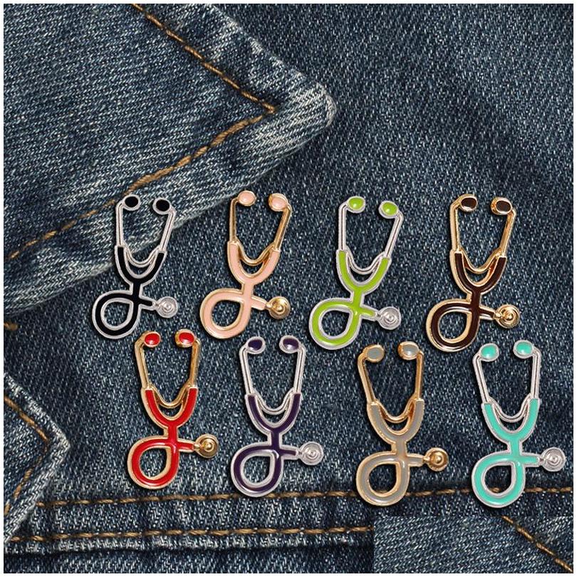Pins Brooches Nurse Doctor Stethoscope Enamel Brooch Pins Creative Lapel Brooches Badge For Women Men Girl Boy Fashion Jewelry Gift Dhew5
Pins Brooches Nurse Doctor Stethoscope Enamel Brooch Pins Creative Lapel Brooches Badge For Women Men Girl Boy Fashion Jewelry Gift Dhew5