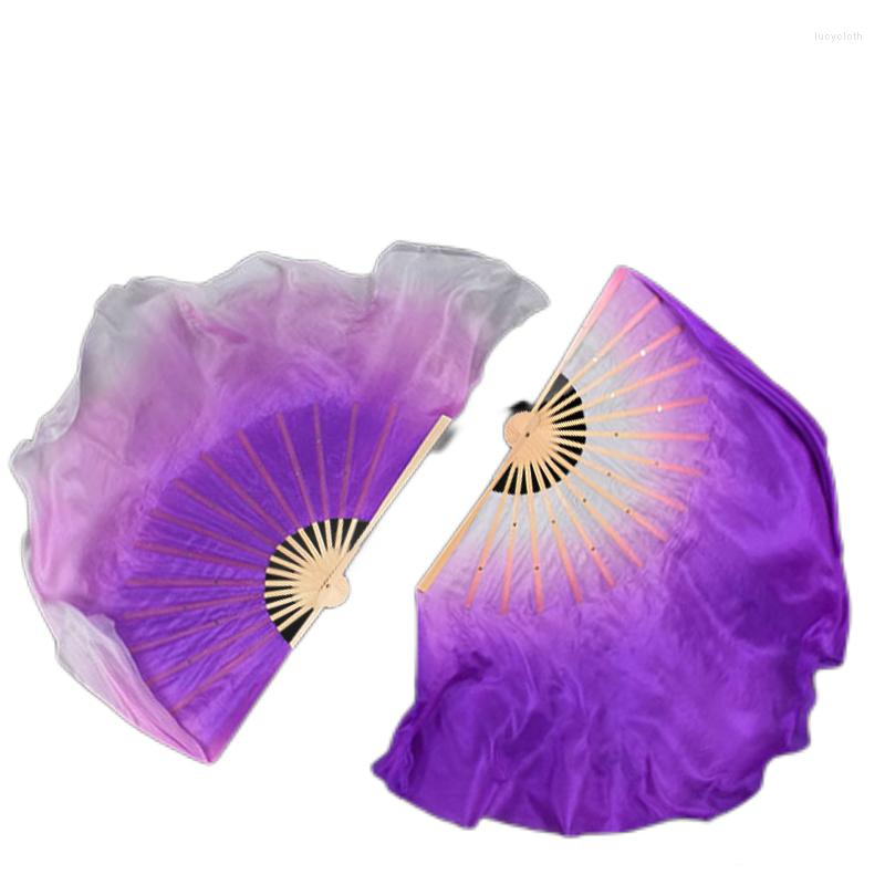 Stage Wear White Purple Gradient Two Layers Real Silk Bellydance Fan Veil Pair Bamboo Short Folk Art Chinese Dance On Sale, 31cm 10cm
Stage Wear White Purple Gradient Two Layers Real Silk Bellydance Fan Veil Pair Bamboo Short Folk Art Chinese Dance On Sale, 31cm 10cm
