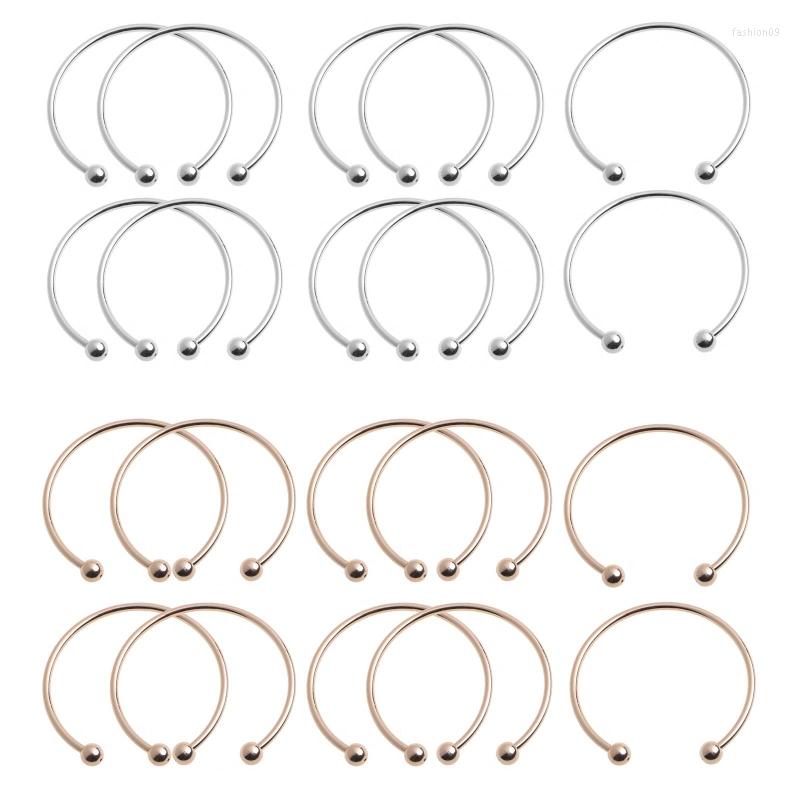 Bangle 10Pieces White Silver Plated Bracelet Screw End Ball Cuff Charm Beads DIY Jewelry For Women Men Gifts
Bangle 10Pieces White Silver Plated Bracelet Screw End Ball Cuff Charm Beads DIY Jewelry For Women Men Gifts