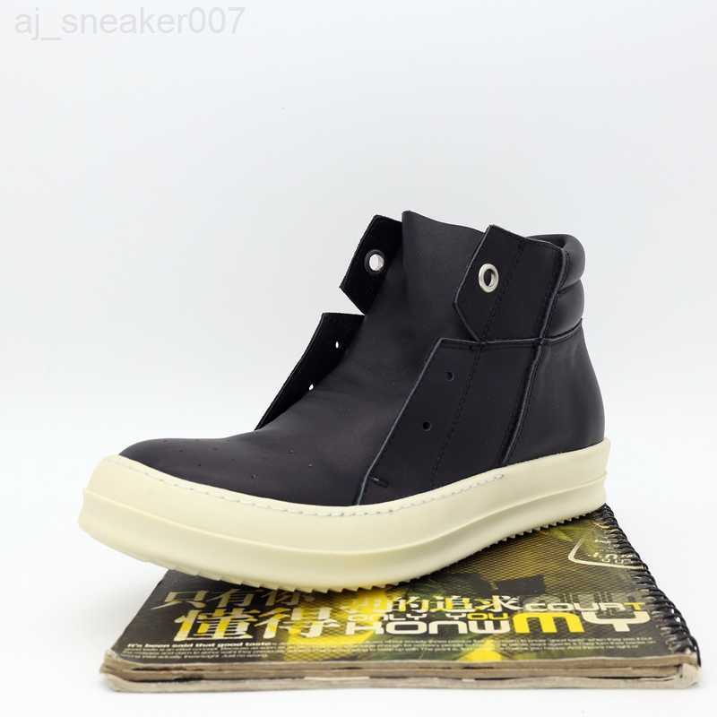 Boots rick Designer boot Ankle Men owens shoe Unisex Shoes Fashion Sneakers Street Dancing Rock Canvas Lace Up High Top Women booties 8CLY