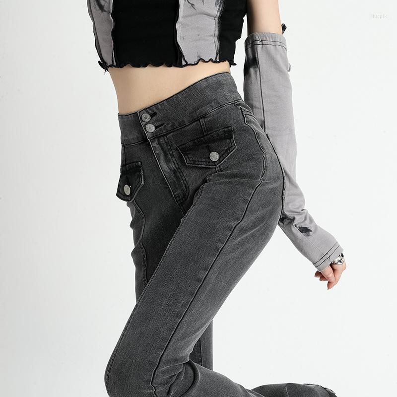 Women' Jeans High Waist Girls Bodycon Women' Slim Autumn Micro Bell Bottoms Trousers 2022 Design Sense Split Pants Blue Black, Normal pants
Women' Jeans High Waist Girls Bodycon Women' Slim Autumn Micro Bell Bottoms Trousers 2022 Design Sense Split Pants Blue Black, Normal pants