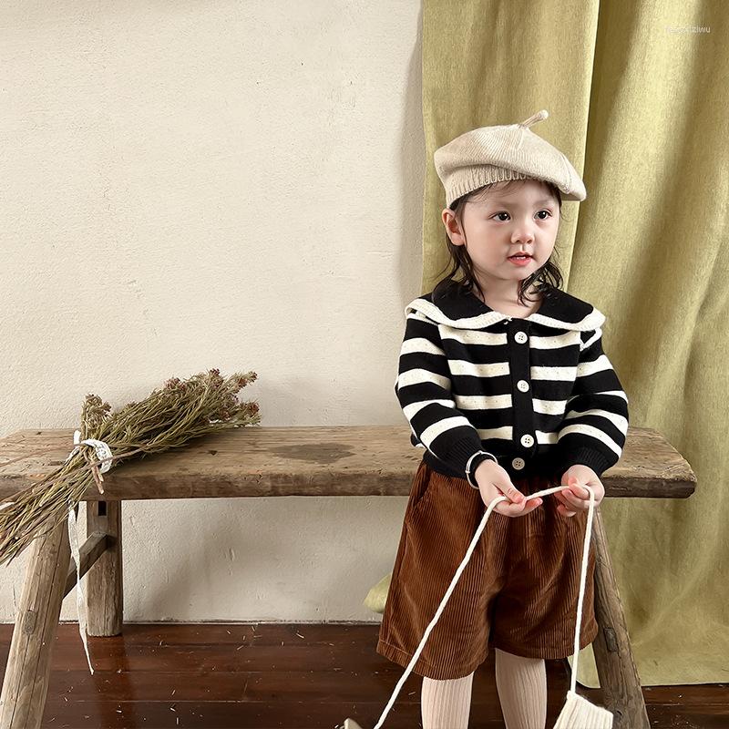 Jackets 2022 Winter Baby Girl Long Sleeve Striped Knit Cardigan Cotton Children Casual Jacket Fashion Boys Loose Coat, Pants
Jackets 2022 Winter Baby Girl Long Sleeve Striped Knit Cardigan Cotton Children Casual Jacket Fashion Boys Loose Coat, Pants