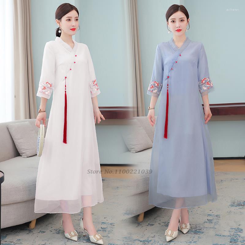 Ethnic Clothing 2022 Traditional Chinese Women Dress National Lace Cheongsam Asian Elegant Flower Embroidery Qipao Party
Ethnic Clothing 2022 Traditional Chinese Women Dress National Lace Cheongsam Asian Elegant Flower Embroidery Qipao Party
