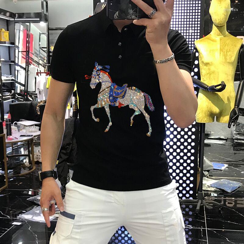 Men's Polos Summer Style Cotton Short-Sleeved T-Shirt Sweatshirt Diamond Printing Business Loose Outdoor Polo Breathable Tops, As shown asian size
Men's Polos Summer Style Cotton Short-Sleeved T-Shirt Sweatshirt Diamond Printing Business Loose Outdoor Polo Breathable Tops, As shown asian size