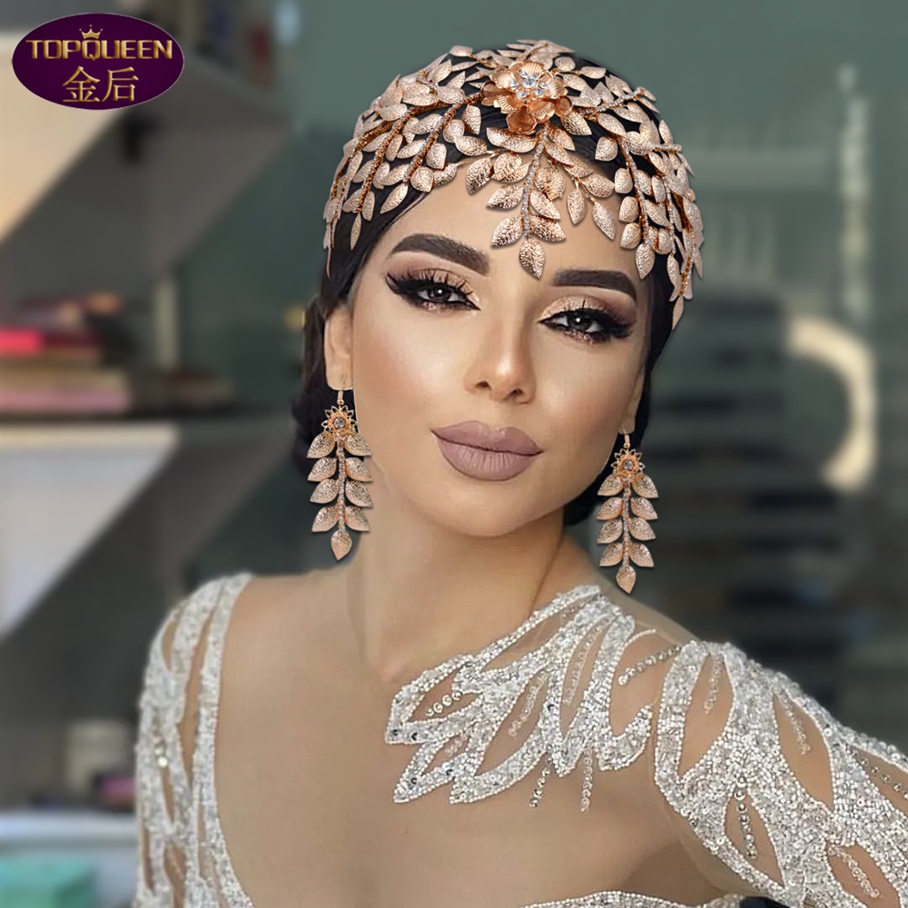 Gold Leaf Tiara Earrings Hair Hoop Baroque Crystal Bridal Headwear Crown Rhinestone with Wedding Jewelry Diamond Bridal Crowns Headpieces
Gold Leaf Tiara Earrings Hair Hoop Baroque Crystal Bridal Headwear Crown Rhinestone with Wedding Jewelry Diamond Bridal Crowns Headpieces